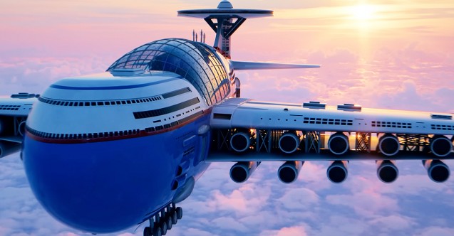 Uçan otel Sky Cruise tanıtıldı