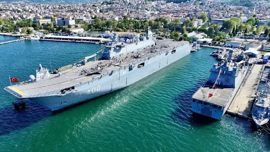 TEKNOFEST Mavi Vatan’da TCG Anadolu ilgi odağı oldu