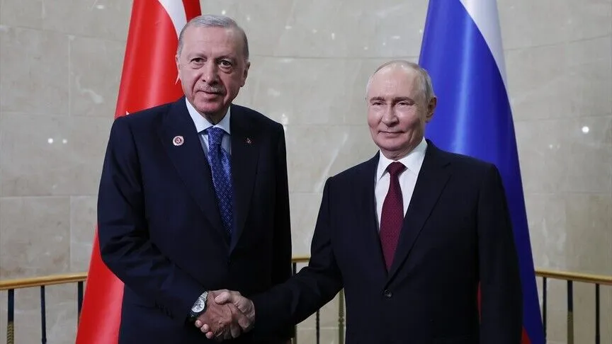 Erdoğan ve Putin Bişkek’te görüştü